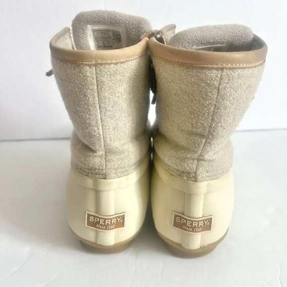 Sperry Cream and Tan Winter Boots - Picture 5 of 12